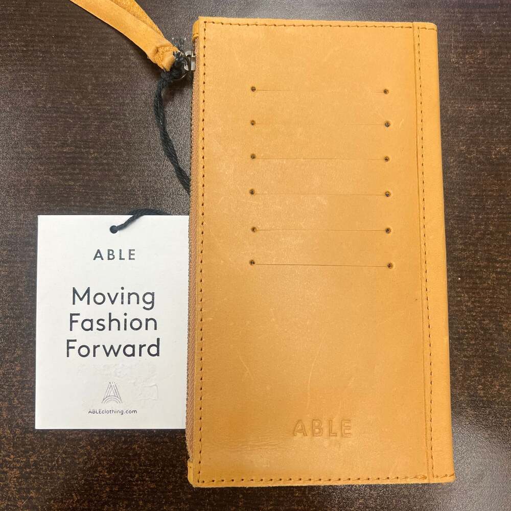 ABLE Grace Wallet - Cognac